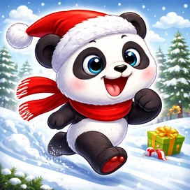 Christmas Panda Run